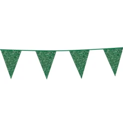 Vimpel Flaggbanner Glitter Grønn