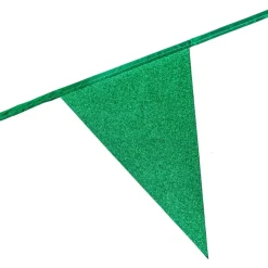 Vimpel Flaggbanner Glitter Grønn