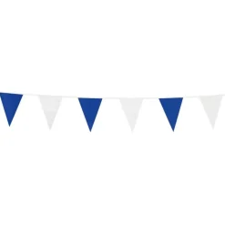 Vimpelbanner Blå og Hvit