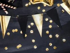Vimpelbanner Gull og Svart