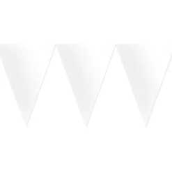 Vimpelbanner Hvit