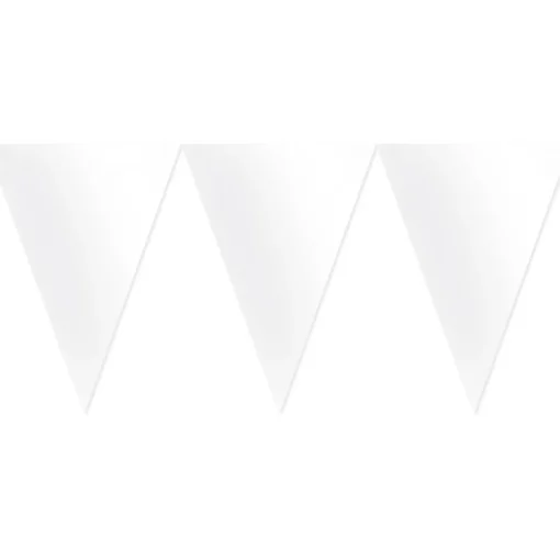 Vimpelbanner Hvit
