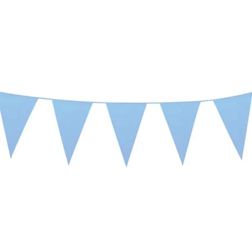 Vimpelbanner Lyseblå
