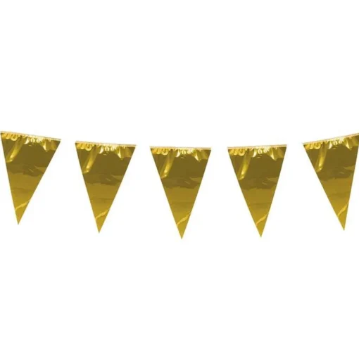 Vimpelbanner Metallisk Gull