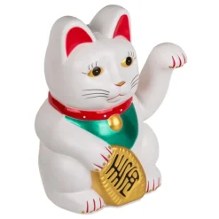 Vinkende Lykke Katt Hvit
