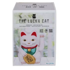 Vinkende Lykke Katt Hvit