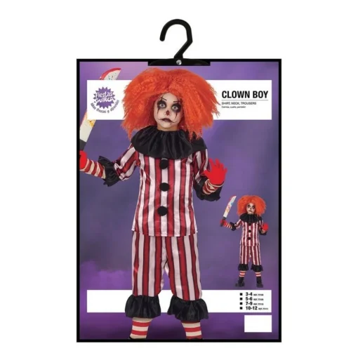 Vintage Killer Clown Barnekostyme