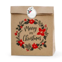 Vintage Merry Christmas Gaveposer