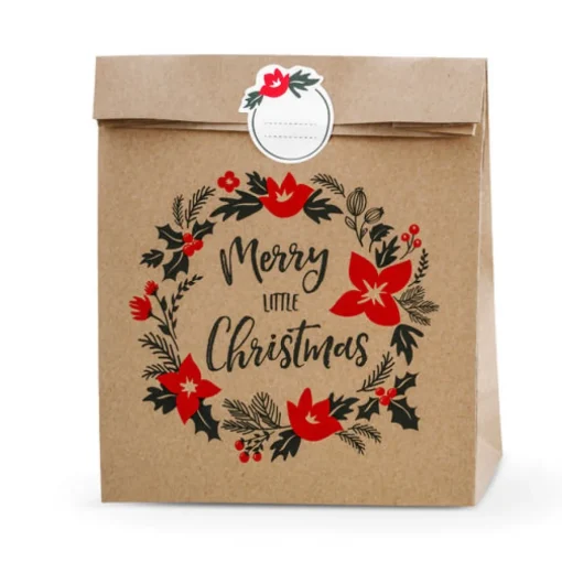 Vintage Merry Christmas Gaveposer