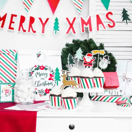 Vintage Merry Christmas Gaveposer