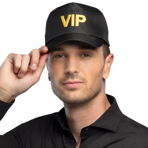 VIP Caps Svart og Gull