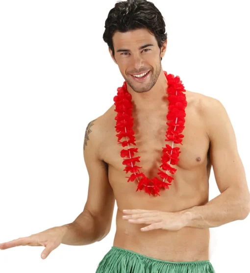 Waikiki Hawaii Halskjede Rød