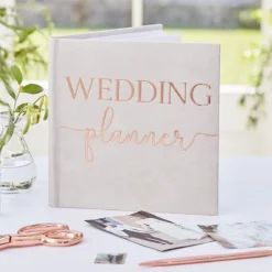 Wedding Planner Bok Grå