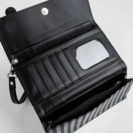 Wednesday® Stripete Lommebok Svart
