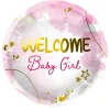 Welcome Baby Girl Folieballong