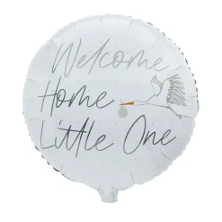 Welcome Home Little One Rund Folieballong