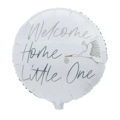 Welcome Home Little One Rund Folieballong