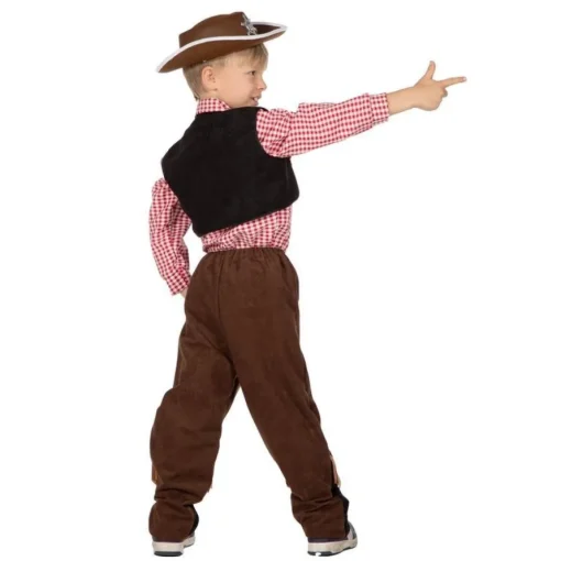 Western Cowboy Barnekostyme Brun