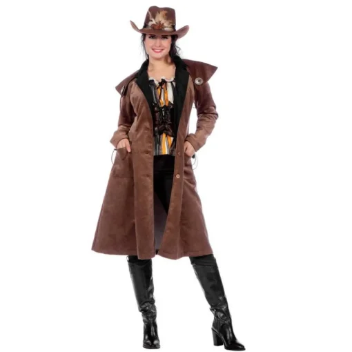 Western Cowgirl Duster Frakk