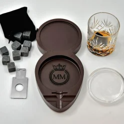 Whisky og Sigar Sett