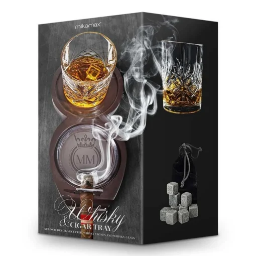 Whisky og Sigar Sett