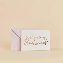 Will You Be My Bridesmaid Kort
