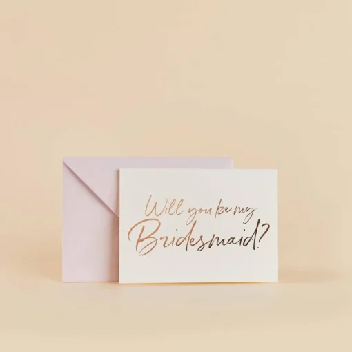 Will You Be My Bridesmaid Kort