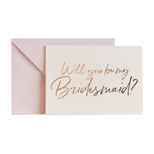 Will You Be My Bridesmaid Kort