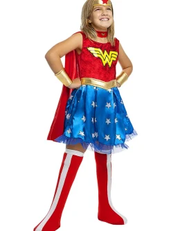 Wonder Woman® Kjole Barnekostyme