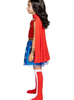 Wonder Woman® Kjole Barnekostyme