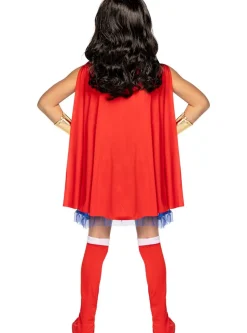 Wonder Woman® Kjole Barnekostyme
