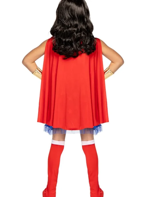 Wonder Woman® Kjole Barnekostyme