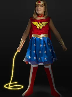 Wonder Woman® Kjole Barnekostyme