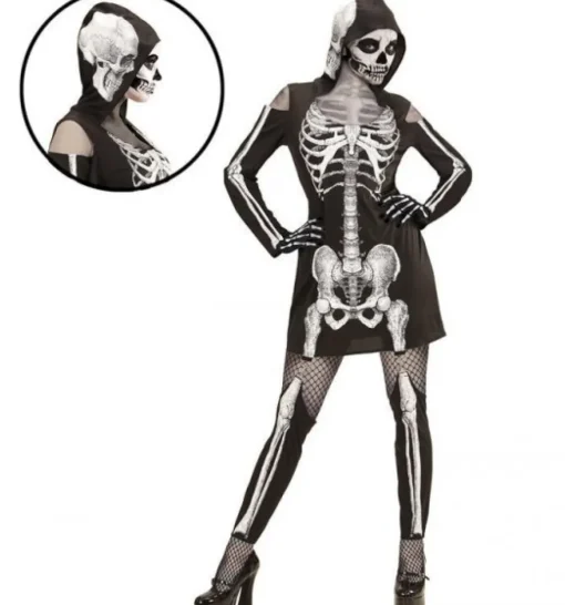 X-Ray Skjelettjente Kostyme