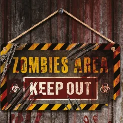 Zombie Area Treskilt