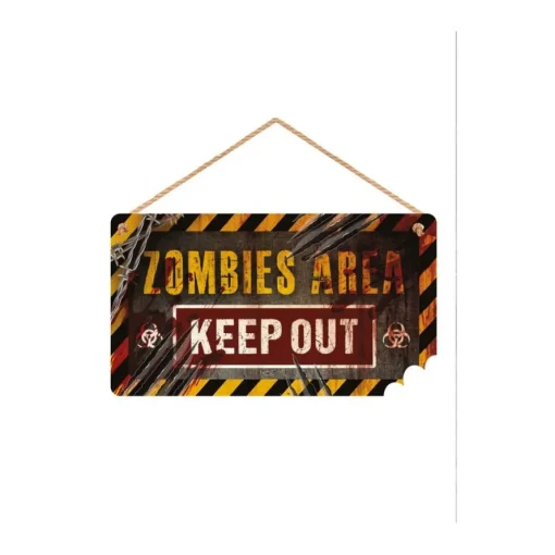 Zombie Area Treskilt