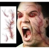Zombie Betennelse Ansikt Engangstatoveringer