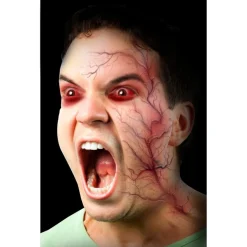 Zombie Betennelse Ansikt Engangstatoveringer