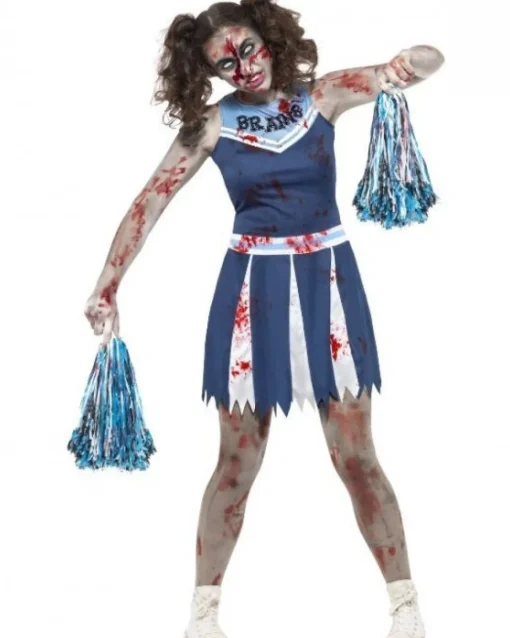 Zombie Cheerleader Teen Kostyme