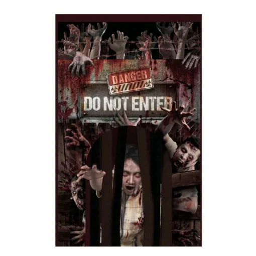 Zombie Do Not Enter Dørgardin