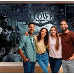Zombie Halloween Backdrop