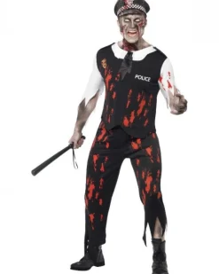 Zombie Politimann Kostyme