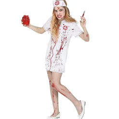 Zombie Sykepleierske Barnekostyme