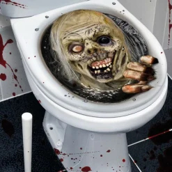 Zombie Toalett Klistremerke