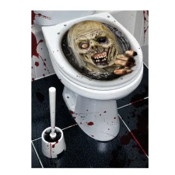 Zombie Toalett Klistremerke