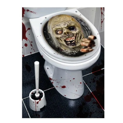 Zombie Toalett Klistremerke