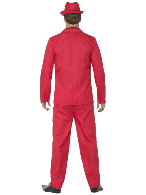 Zoot Suit Kostyme Rødt